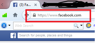 URL secure facebook