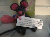 Husmusen Herman -Nålfiltad mus