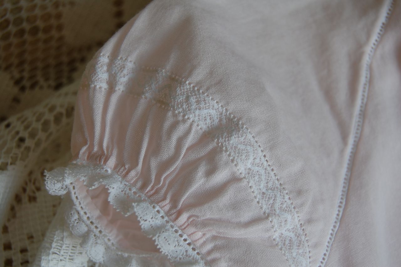 The Old Fashioned Baby Sewing Room Pink Baby Rose Dress