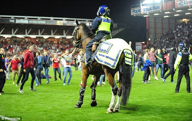 Football Hooligan Pictures Bristol City v Bristol Rovers 4 Sep 2013