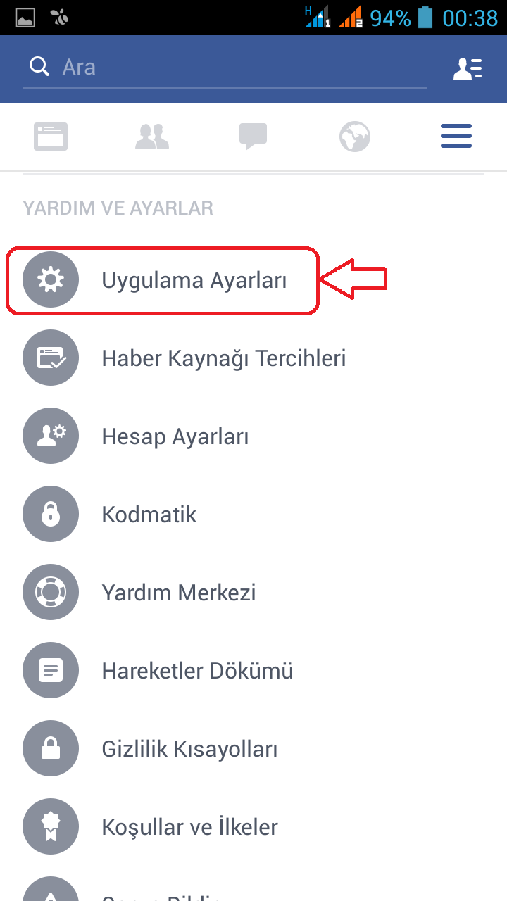 NoktaYardım facebook otomatik video oynatma kapatma android NoktaYardım facebook otomatik video oynatma kapatma android