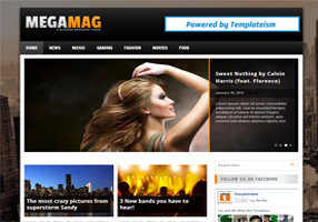 MegaMag Blogger Template