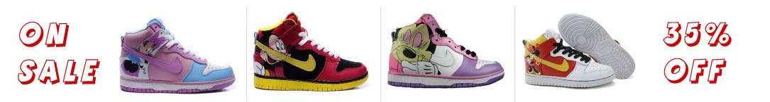 Minnie Mouse Nike Dunks