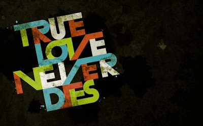 Photo With Love Quotes (True love never dies)