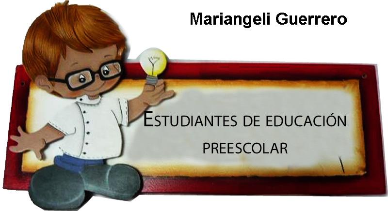 Estudiantes de Educación Pre-Escolar