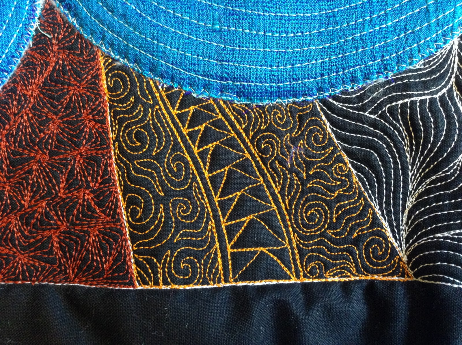 The Free Motion Quilting Project 20. Learn how to Quilt Hot Hot Spiral