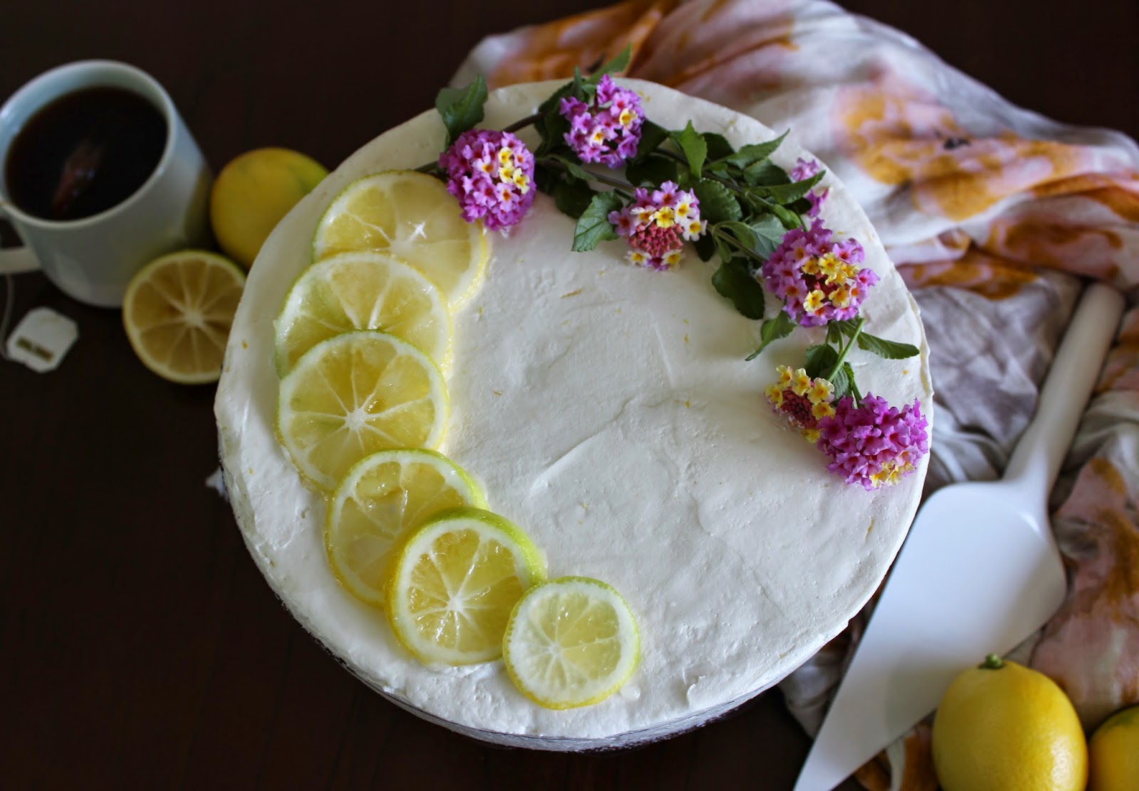 Black Tea Cake Lemon Buttercream Tea Cakes Lemon Buttercream Tea My