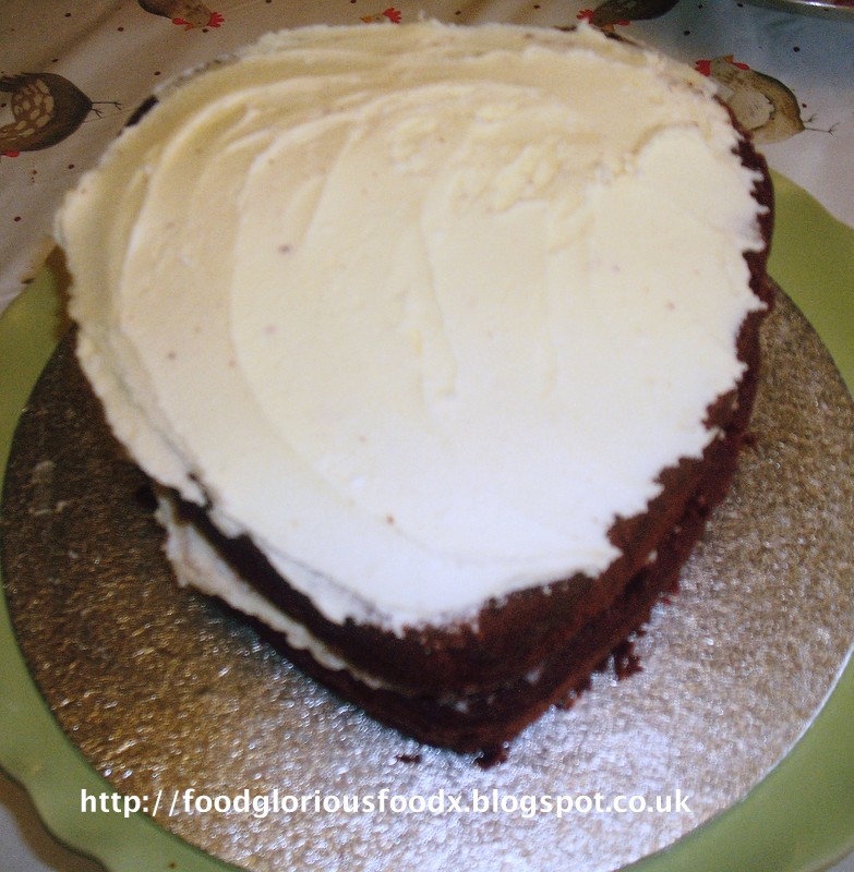 Red Velvet cake with Jamaican Rum buttercream icing. Charlene Flash