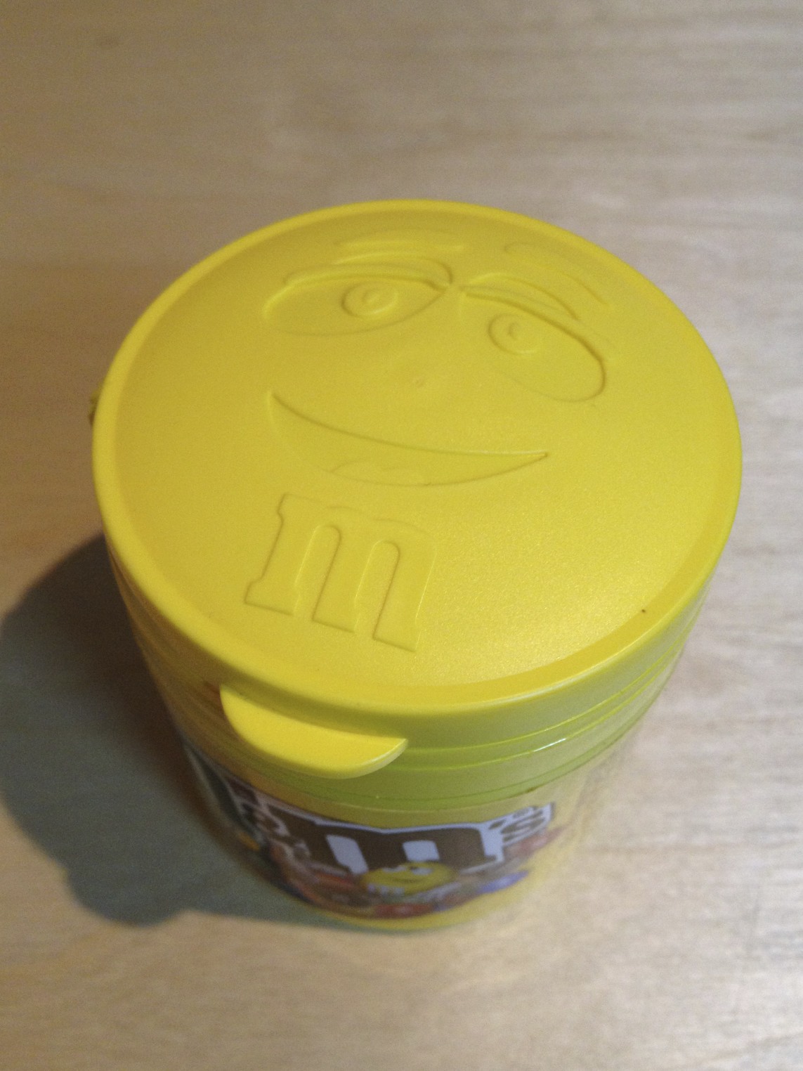 i first person singular M&M's in Flip Top Canisters