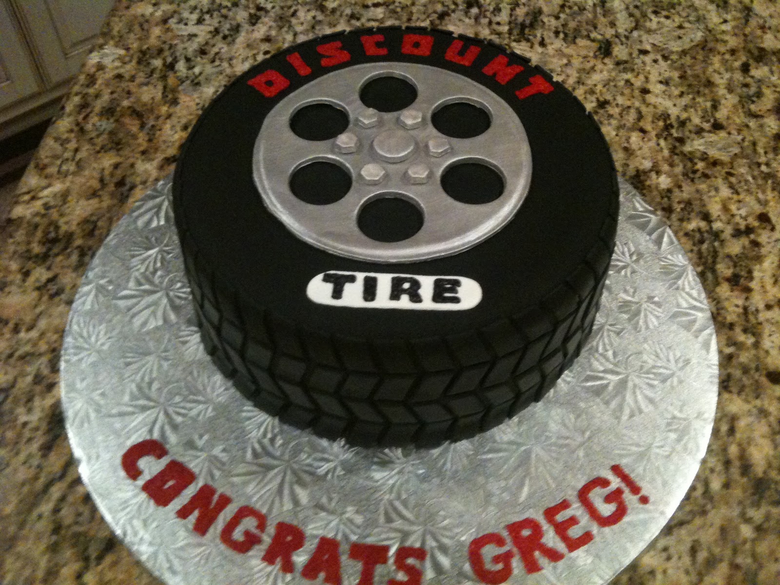Yes It's Cake! Tire Cake