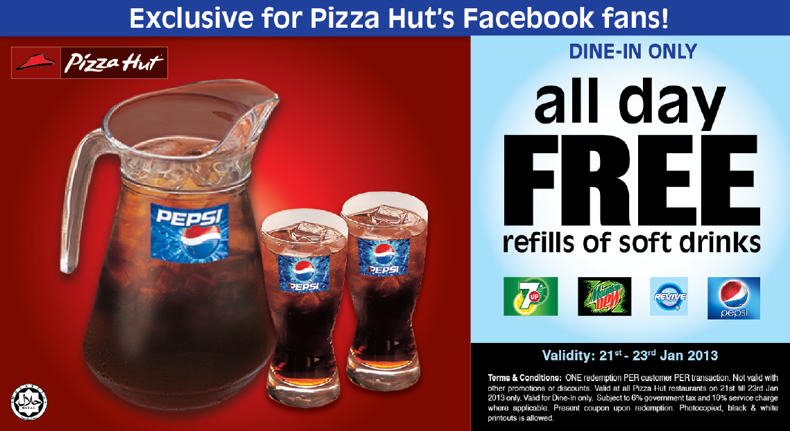 Free Drink Refills Free Drink Refills