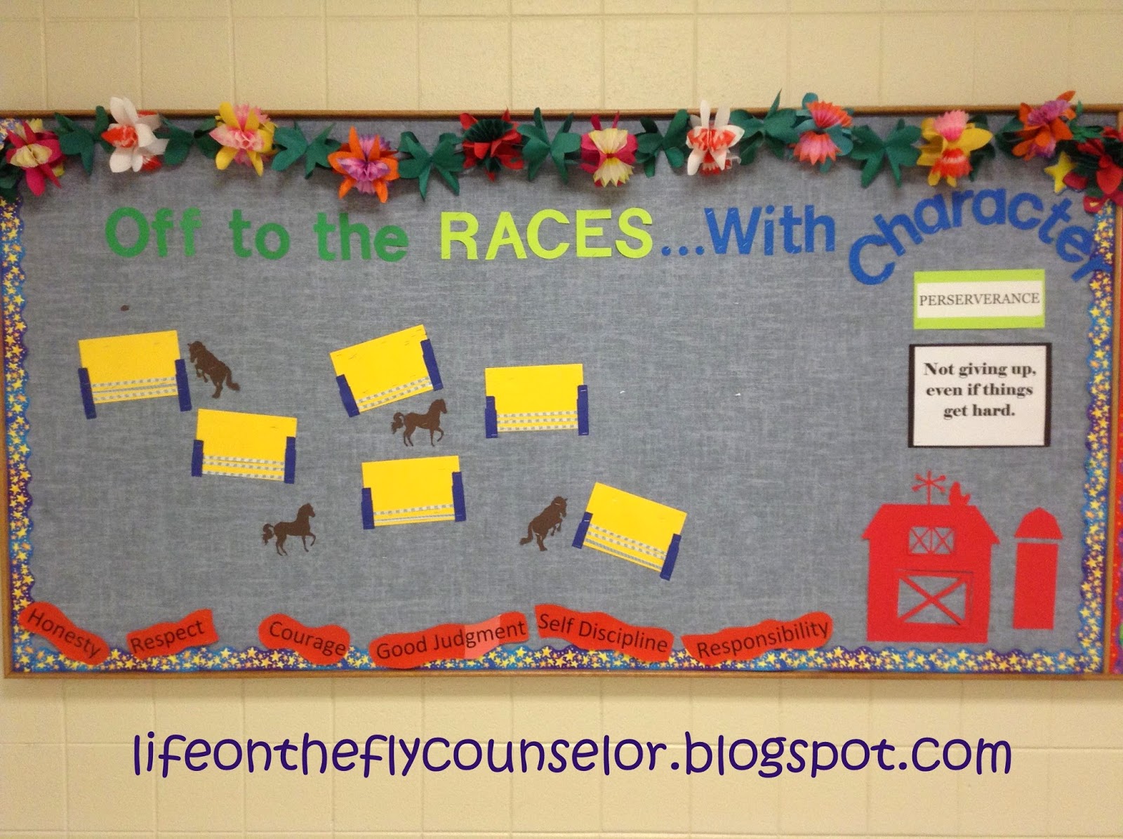 Life on the Fly.... A School Counselor Blog Off to the Races.....