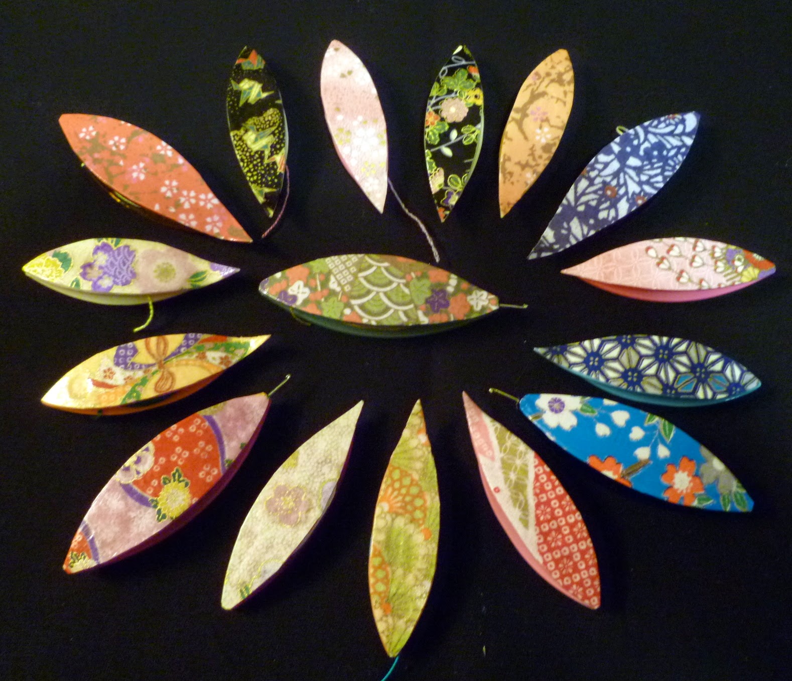 Shopping my Stash More Decoupaged Tatting Shuttles