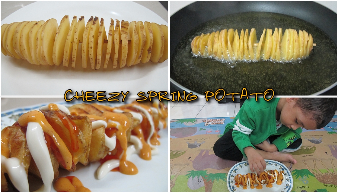 SALIMAH OLIE HOMEMADE CHEEZY SPRING POTATO