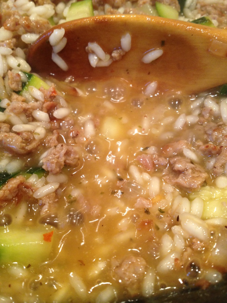 A Healthy Makeover Spicy Sausage Risotto