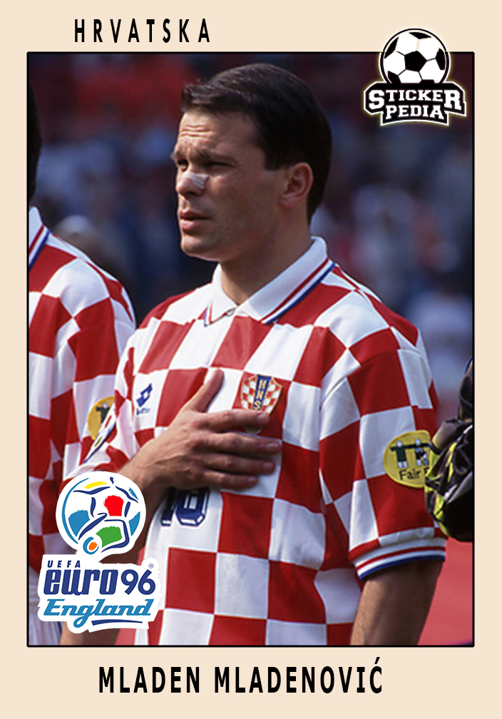 Stickerpedia - nogometne slicice i albumi: HRVATSKA EURO 1996