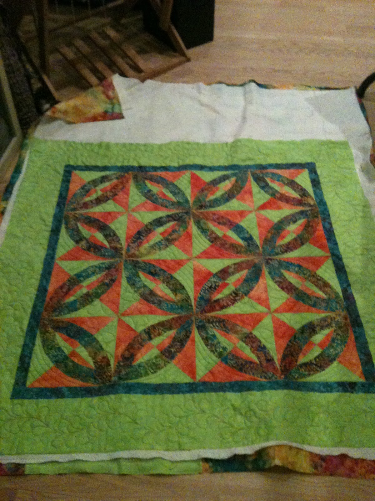 QBOT: Turning your Quilt on a frame