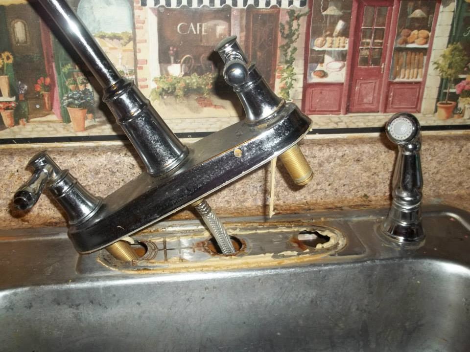 How to Replace a Kitchen Faucet One Brown Mom