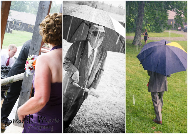 rain on a wedding day