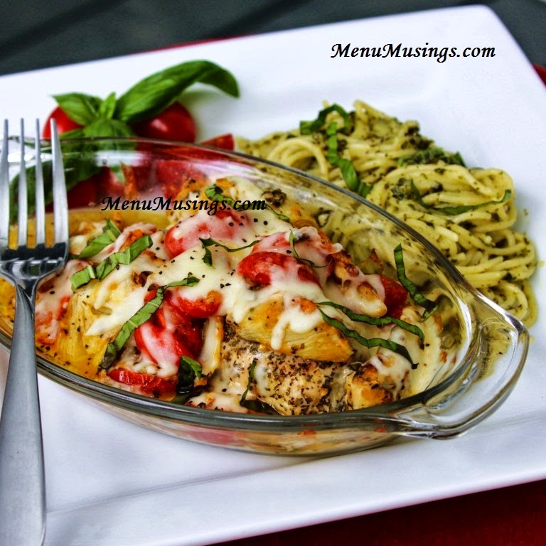 Menu Musings of a Modern American Mom Spinach Artichoke Dip Stuffed