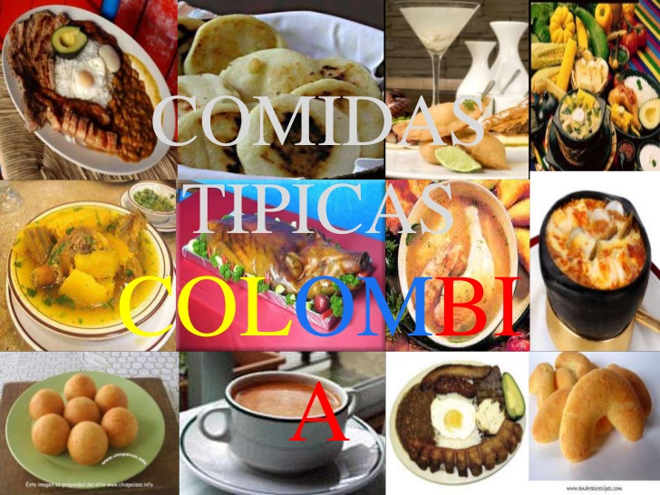Comidas típicas Colombiana.
