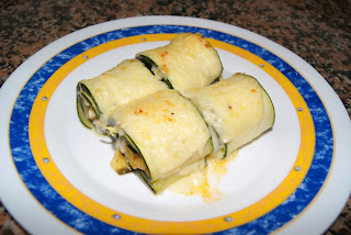 Canelones De Calabacín
