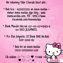 Rekening Toko Cherish Imut