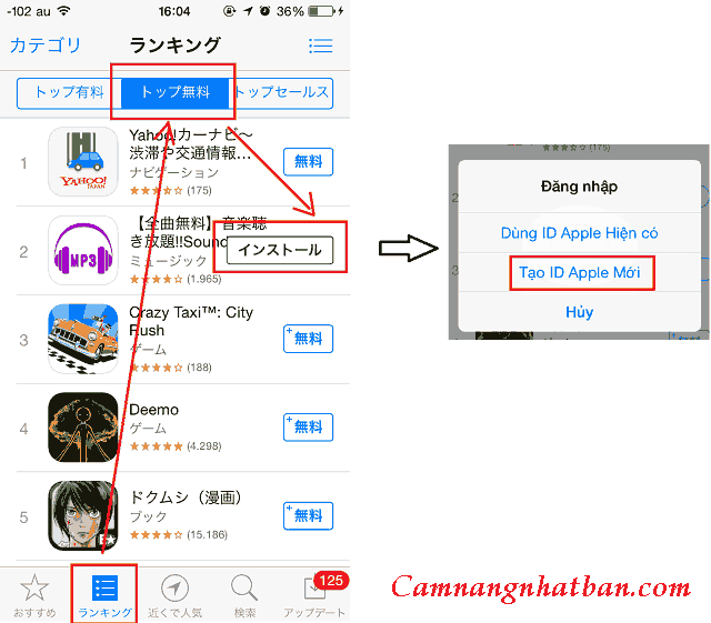 Hướng dẫn Tạo tài khoản itune Nhật Bản tất cả thông tin về Nhật Bản