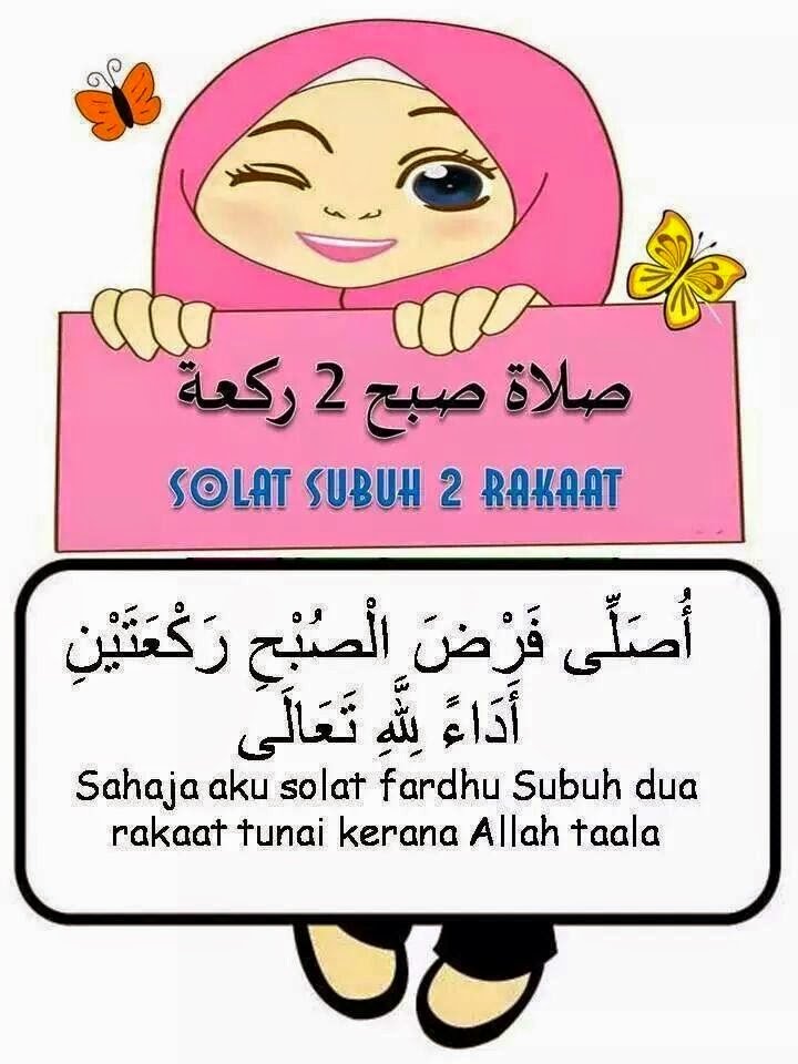 Niat solat 5 waktu