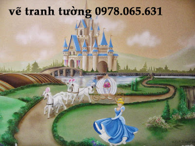 vẽ tranh tường phòng bé vẽ tranh tường mầm non