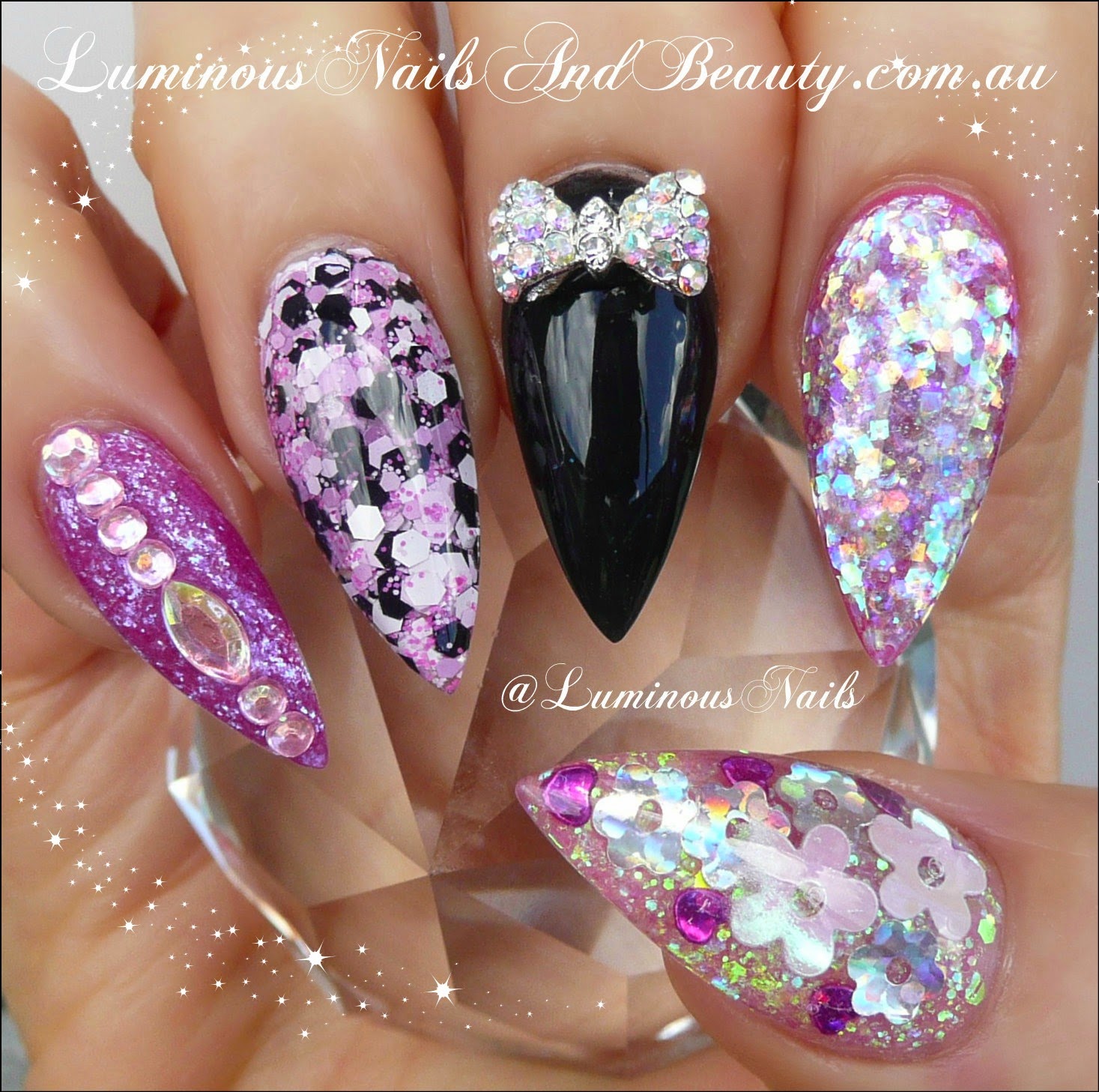 luminous nails luminous nails