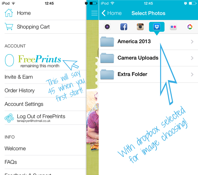 tania michele new app review free prints