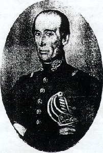 Teniente Coronel MIGUEL DE LOS SANTOS CAJARAVILLE Guerra Independencia y Civiles  (1794-†1852)
