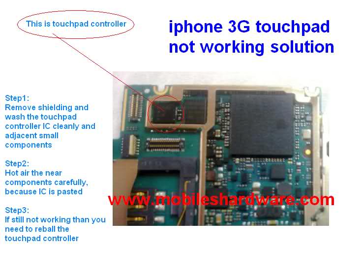 IPhone 3g touchpad not working tested solution GSM REPAIRING SOLUTION
