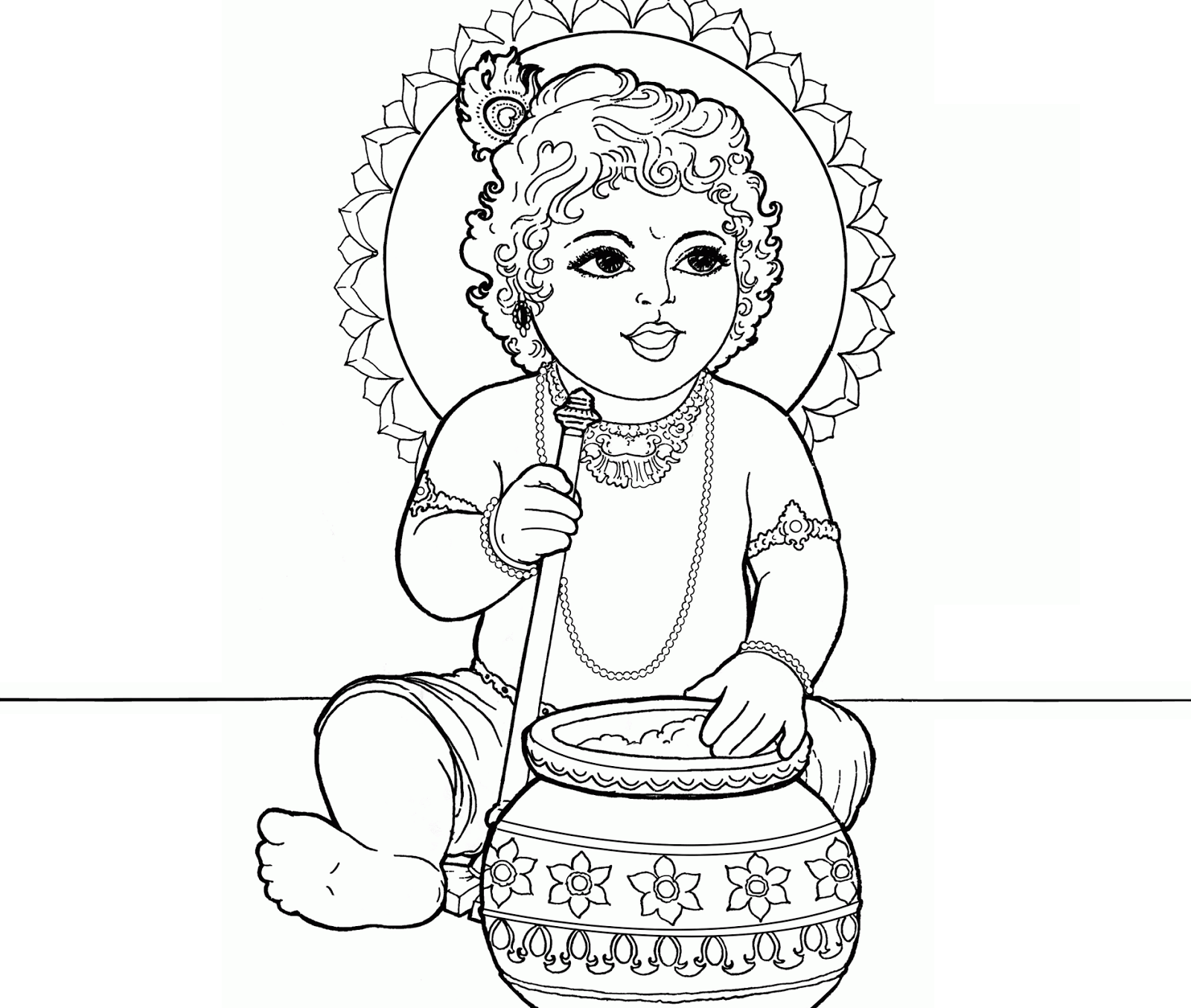 lord baby krishna coloring drawing free wallpaper | anggela ... - Baby Krishna Images Coloring Pages lord baby krishna coloring drawing free wallpaper | anggela ... - Baby Krishna Images Coloring Pages