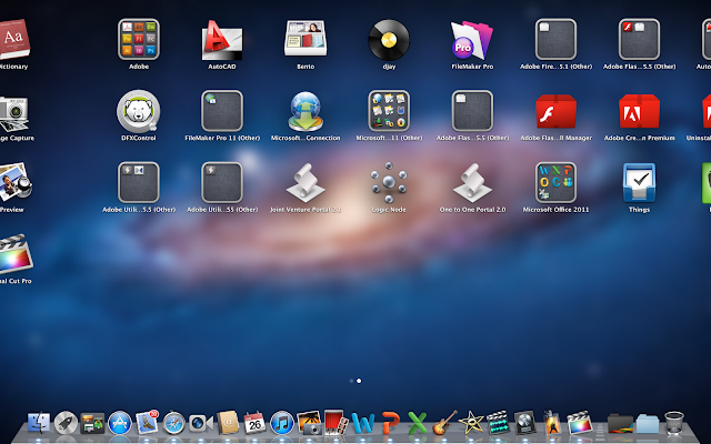 multitasking with 17 programs on the new lightening fast macbook pro