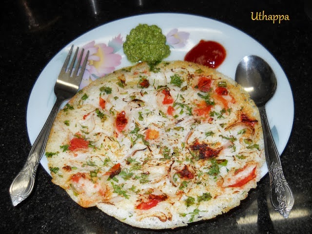 Brinda's Cosmopolitan Kitchen for Indian Vegetarian Dishes: UTHAPPA