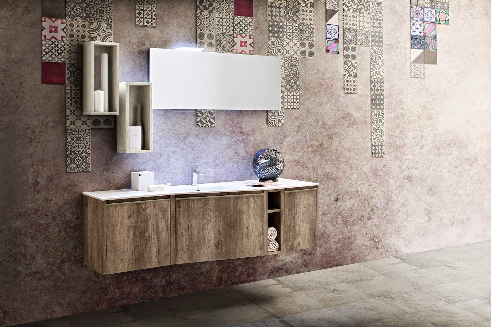 un bagno shabby chic acquistalo da domus arredi lissone
