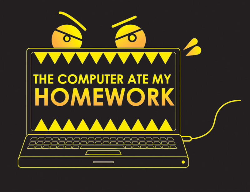 Homework on computer
