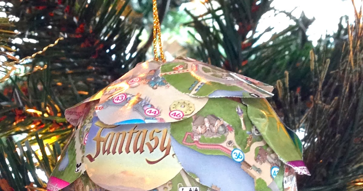 Merryweather's Cottage: DIY Disney 12 Days of Christmas Ornaments | Park Map Pomander