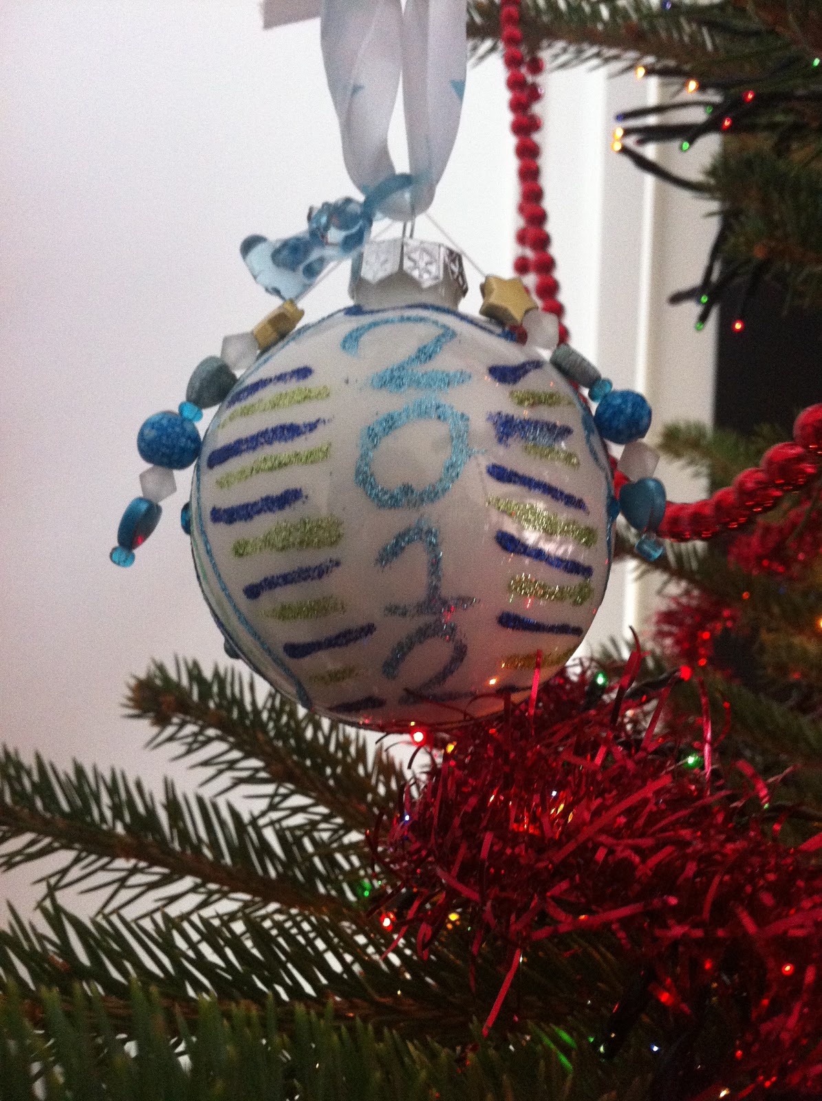 nails 4 fun.•*´¯)¸.•* How to make your Xmas Balls