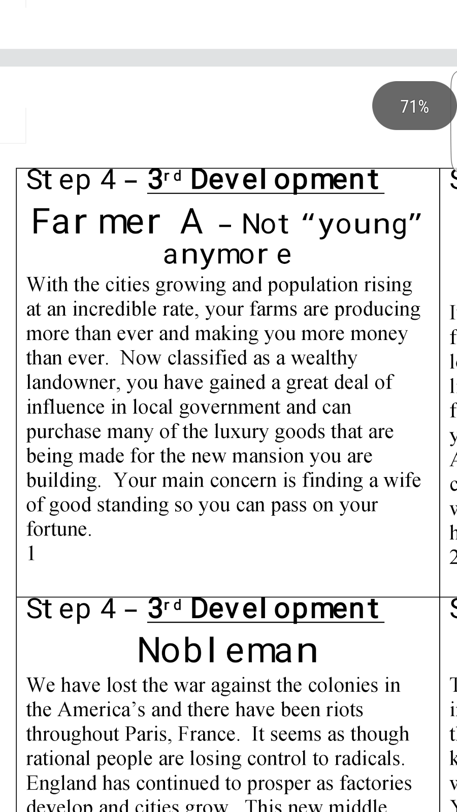 In Class Industrial Revolution d Diary entry 1