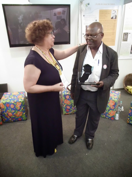 Prof. Pedro Kitoko Homenageado na Tenda Josué de Castro durante CONBRAN 2014 (setembro 2014)