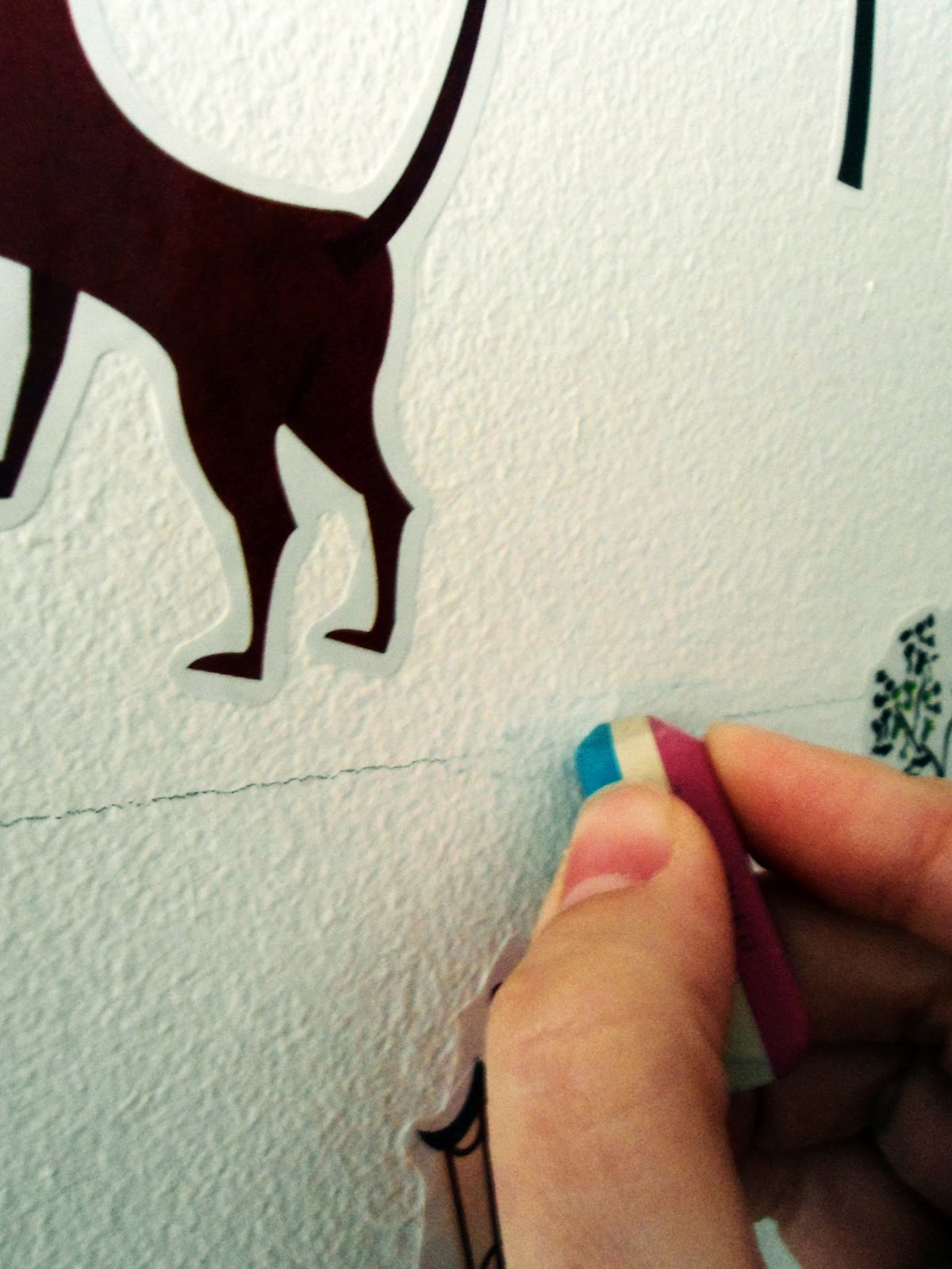 Meeha Meeha How to make a faux wallpaper