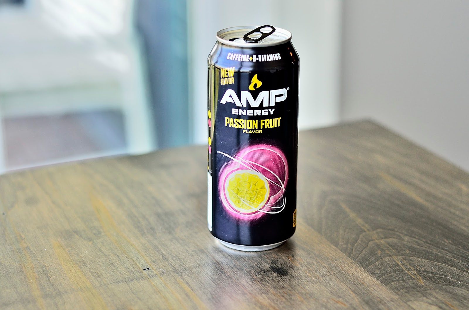 What I Drink At Work AMP Passion Fruit Energy Drink