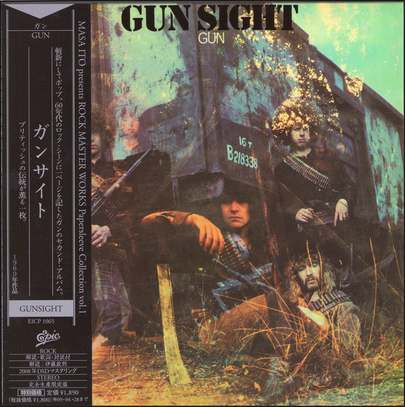 Rockasteria Gun Gunsight (1969 uk, great hard rock, 2nd album, japan