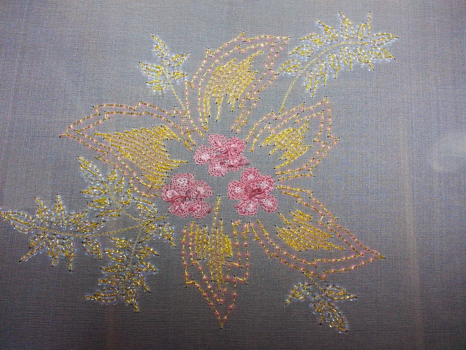 stitching in the pursuit of happiness NY City Tambour Embroidery Class