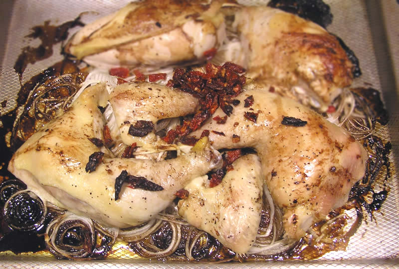 Onion Chicken in Balsamic Sauce Secret Recipe Club