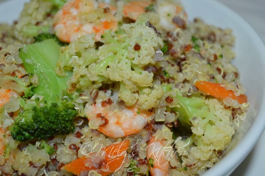 Mely's kitchen Quinoa with Mixed Vegetables