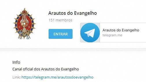 Arautos no telegram